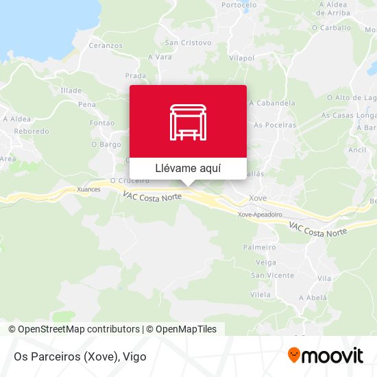 Mapa Os Parceiros (Xove)