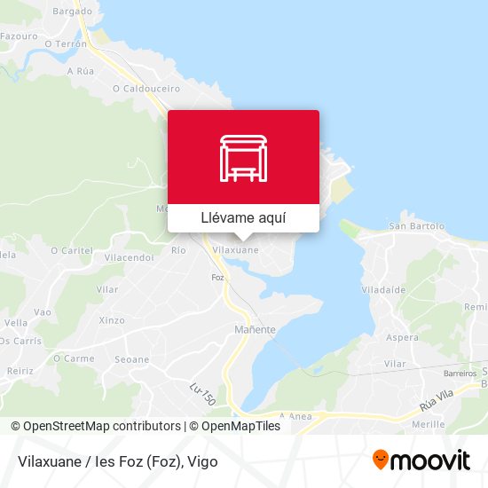 Mapa Vilaxuane / Ies Foz
