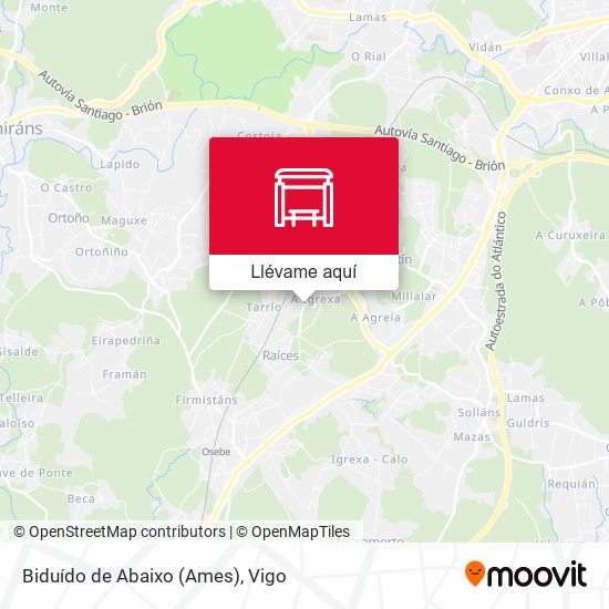 Mapa Biduído de Abaixo (Ames)