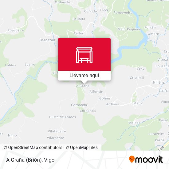 Mapa A Graña (Brión)