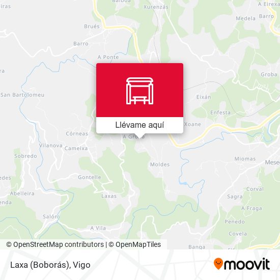 Mapa Laxa (Boborás)