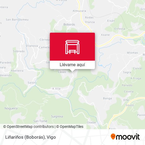 Mapa Liñariños (Boborás)