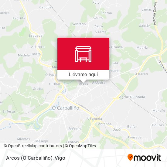 Mapa Arcos (O Carballiño)