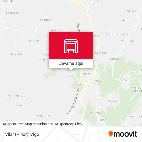 Mapa Vilar (Piñor)