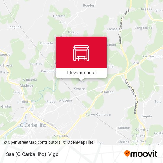 Mapa Saa (O Carballiño)