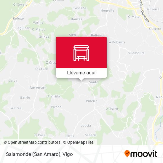 Mapa Salamonde (San Amaro)