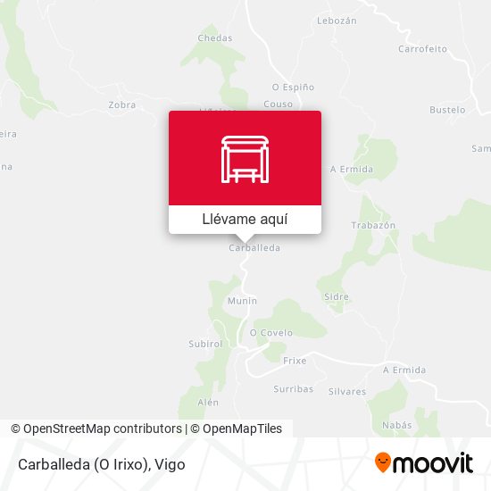 Mapa Carballeda (O Irixo)