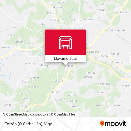 Mapa Torrón (O Carballiño)