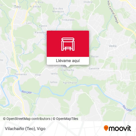 Mapa Vilachaiño (Teo)