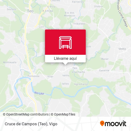 Mapa Cruce de Campos (Teo)