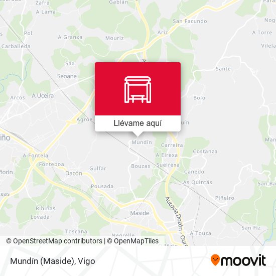 Mapa Mundín (Maside)