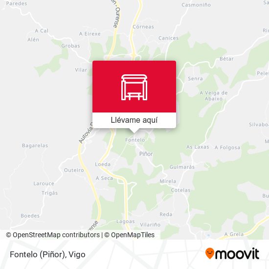 Mapa Fontelo (Piñor)