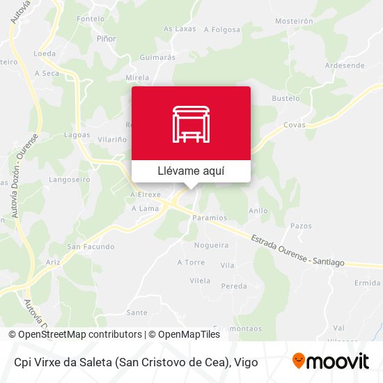 Mapa Cpi Virxe da Saleta (San Cristovo de Cea)