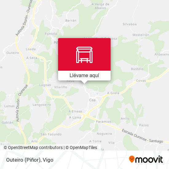 Mapa Outeiro (Piñor)