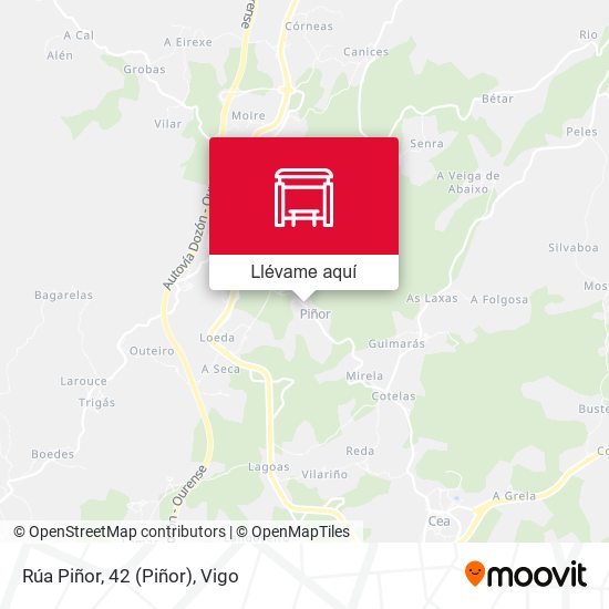Mapa Rúa Piñor, 42