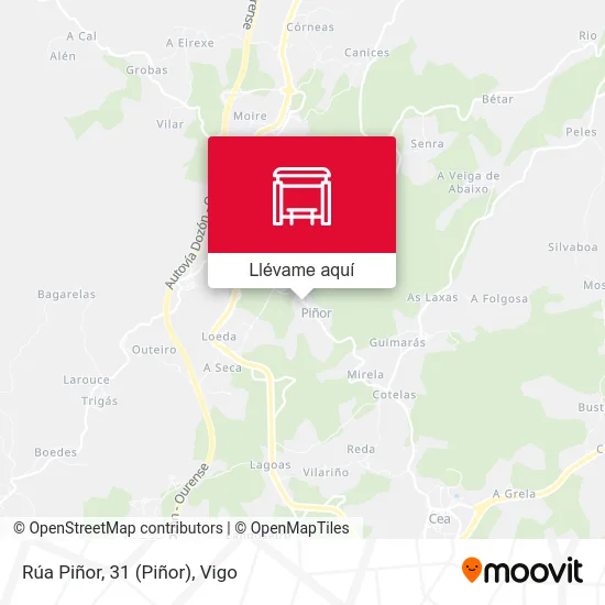 Mapa Rúa Piñor, 31