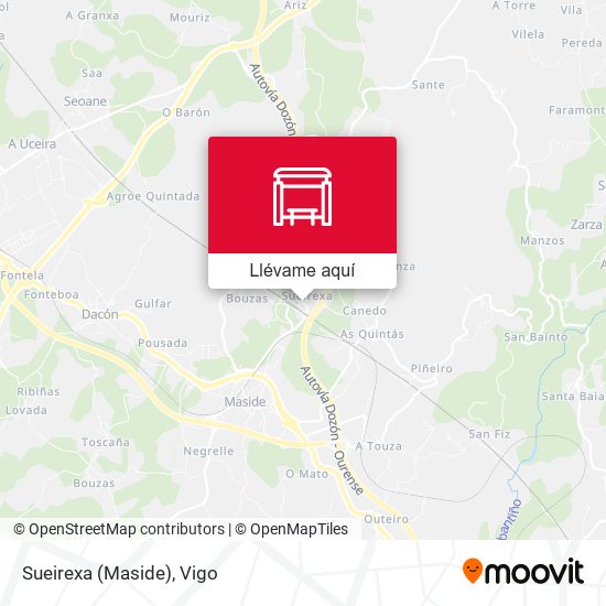 Mapa Sueirexa (Maside)