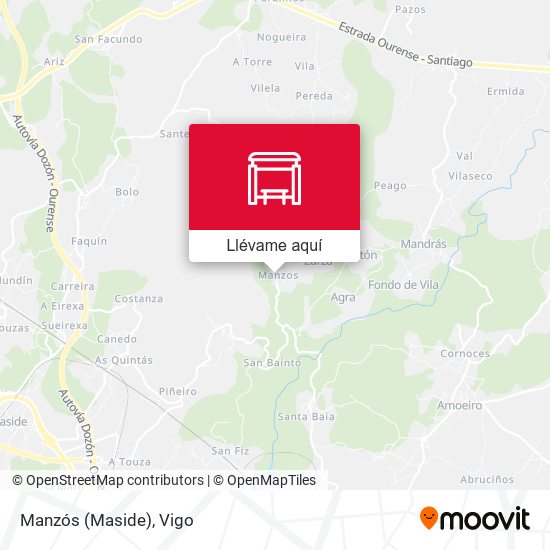 Mapa Manzós (Maside)