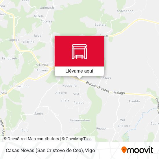Mapa Casas Novas (San Cristovo de Cea)