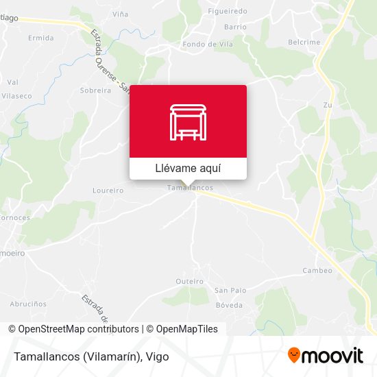 Mapa Tamallancos (Vilamarín)