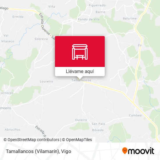 Mapa Tamallancos (Vilamarín)