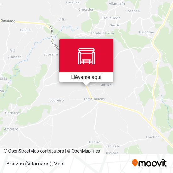 Mapa Bouzas (Vilamarín)