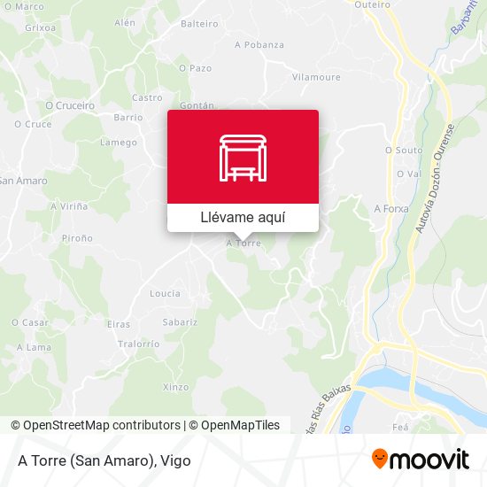 Mapa A Torre (San Amaro)