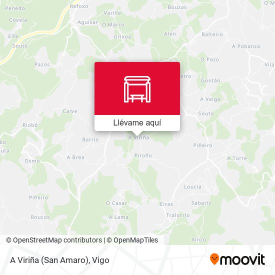 Mapa A Viriña (San Amaro)