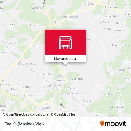 Mapa Faquín (Maside)