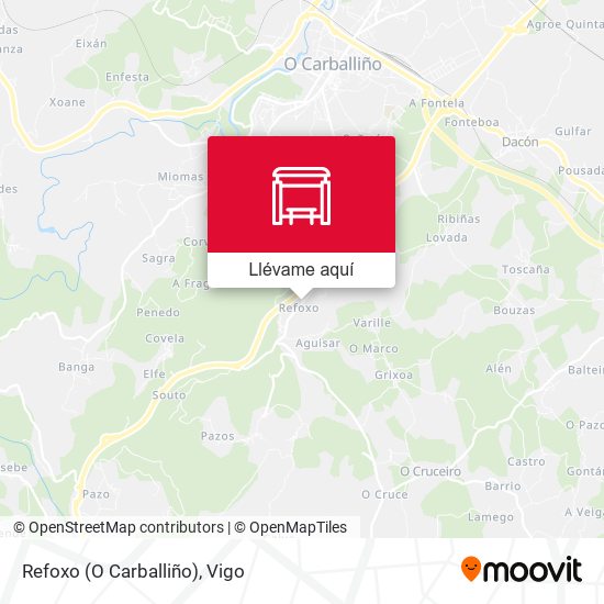 Mapa Refoxo (O Carballiño)