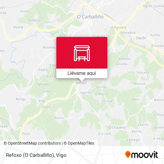 Mapa Refoxo (O Carballiño)