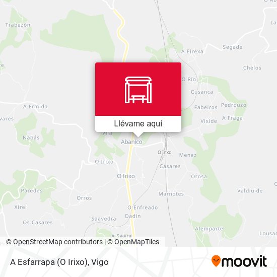 Mapa A Esfarrapa (O Irixo)