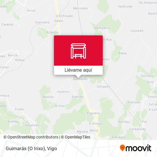 Mapa Guimarás (O Irixo)