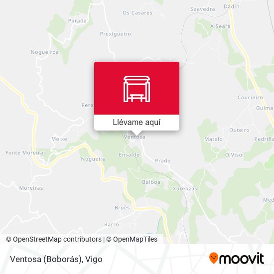 Mapa Ventosa (Boborás)