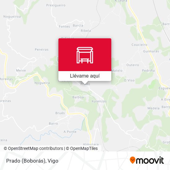 Mapa Prado (Boborás)
