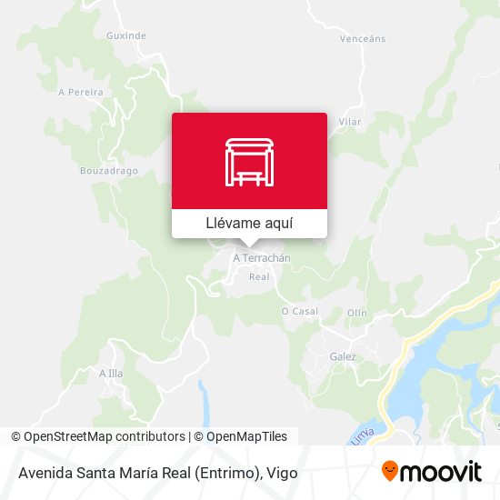 Mapa Avenida Santa María Real (Entrimo)