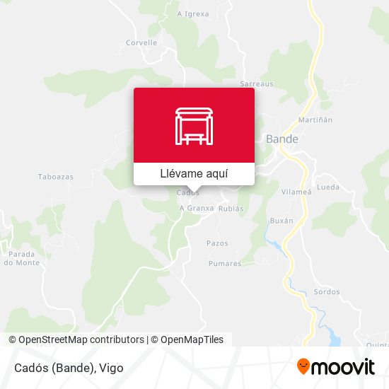 Mapa Cadós (Bande)