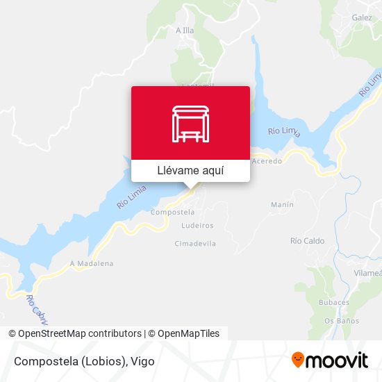 Mapa Compostela (Lobios)