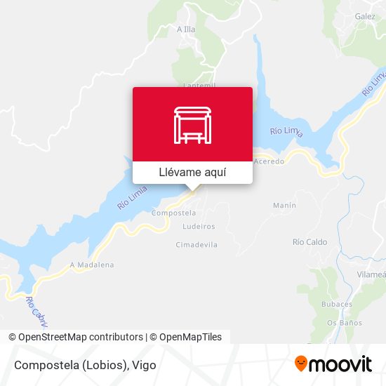 Mapa Compostela (Lobios)