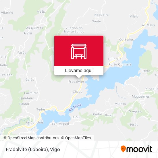 Mapa Fradalvite (Lobeira)