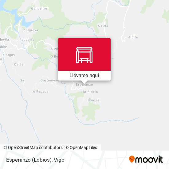 Mapa Esperanzo (Lobios)