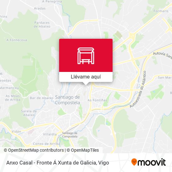 Mapa Anxo Casal - Fronte Á Xunta de Galicia