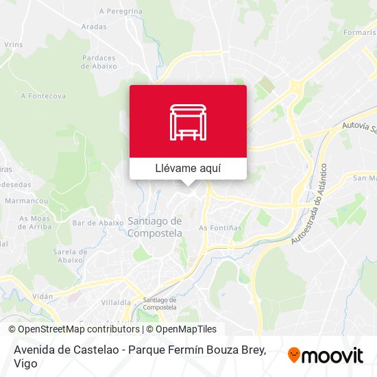 Mapa Avenida de Castelao - Parque Fermín Bouza Brey