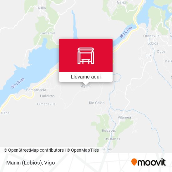 Mapa Manín (Lobios)