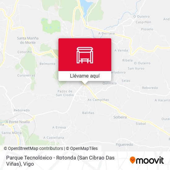 Mapa Parque Tecnolóxico - Rotonda (San Cibrao Das Viñas)