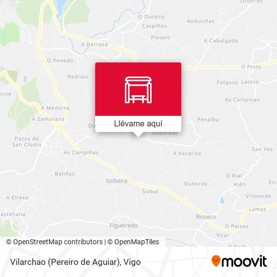 Mapa Vilarchao (Pereiro de Aguiar)