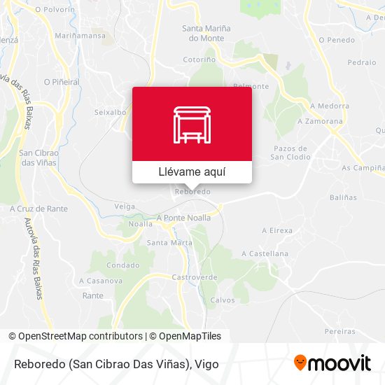Mapa Reboredo (San Cibrao Das Viñas)