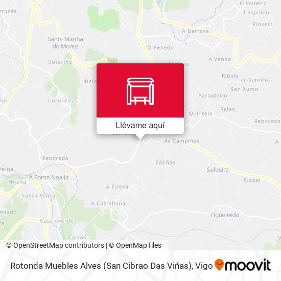 Mapa Rotonda Muebles Alves (San Cibrao Das Viñas)
