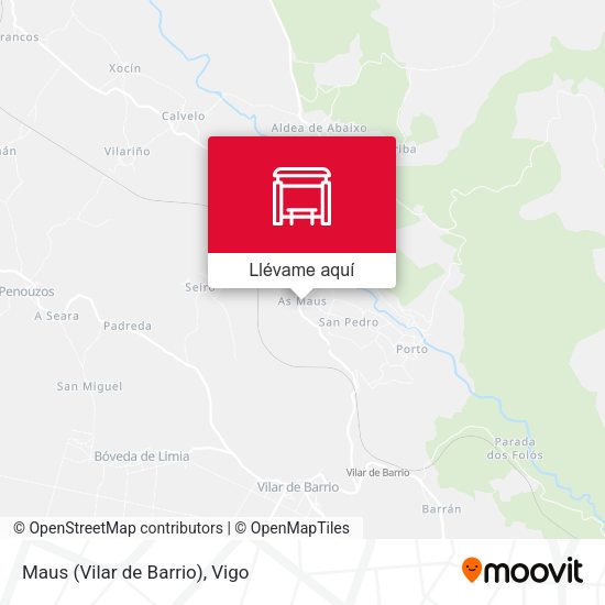 Mapa Maus (Vilar de Barrio)