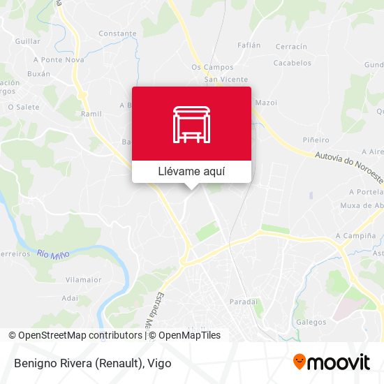 Mapa Benigno Rivera (Renault)